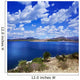 Tranquil Lake against Cloudy Wall Decal