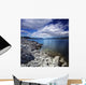 Tranquil Lake and Rocky Wall Decal Design 2