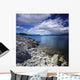 Tranquil Lake and Rocky Wall Decal Design 2