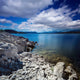 Tranquil Lake and Rocky Wall Decal Design 2