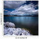 Tranquil Lake and Rocky Wall Decal Design 1