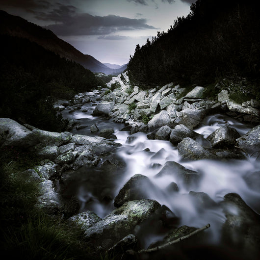Small River Flowing over Wall Decal Design 5
