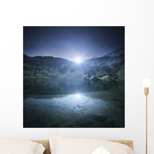 Ribno Banderishko Lake with Wall Decal