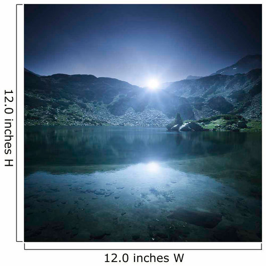 Ribno Banderishko Lake with Wall Decal