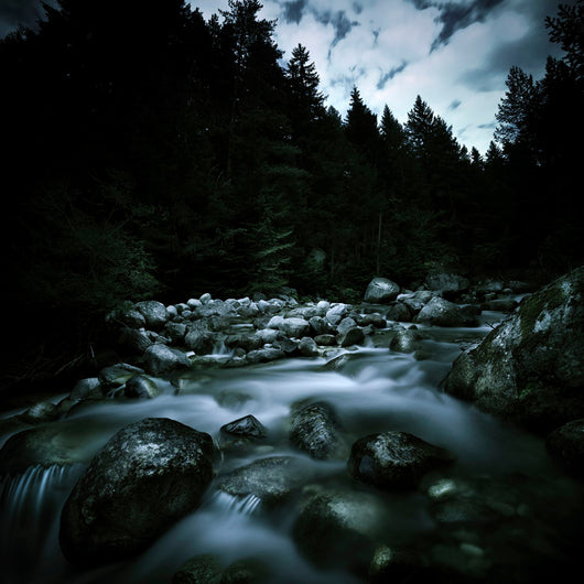 Small River Flowing over Wall Decal Design 3