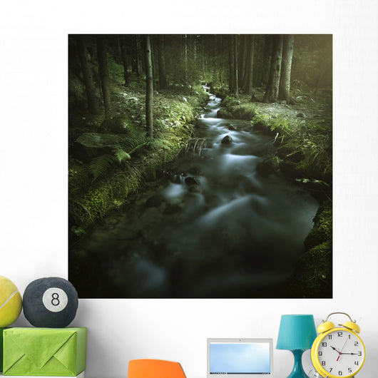 Small Stream Forest Pirin Wall Decal