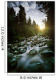Small River Flowing over Wall Decal Design 1