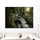 Small Stream Forest Sunset Wall Decal Design 3