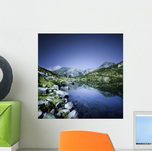 Ribno Banderishko Lake Pirin Wall Decal Design 3