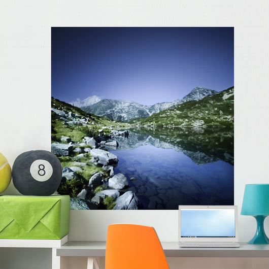 Ribno Banderishko Lake Pirin Wall Decal Design 3