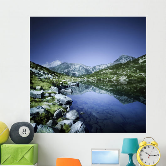 Ribno Banderishko Lake Pirin Wall Decal Design 3