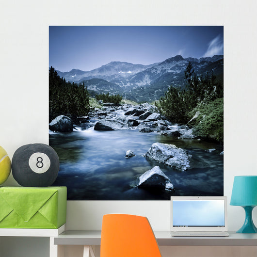 Small River Flowing through Wall Decal Design 3