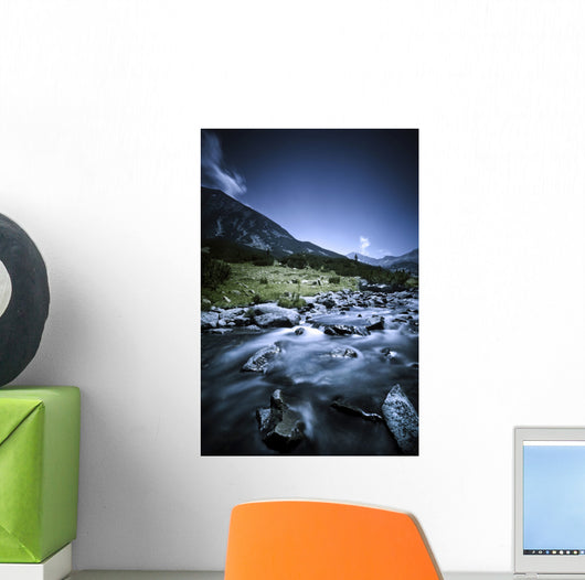 Small River Flowing through Wall Decal Design 2