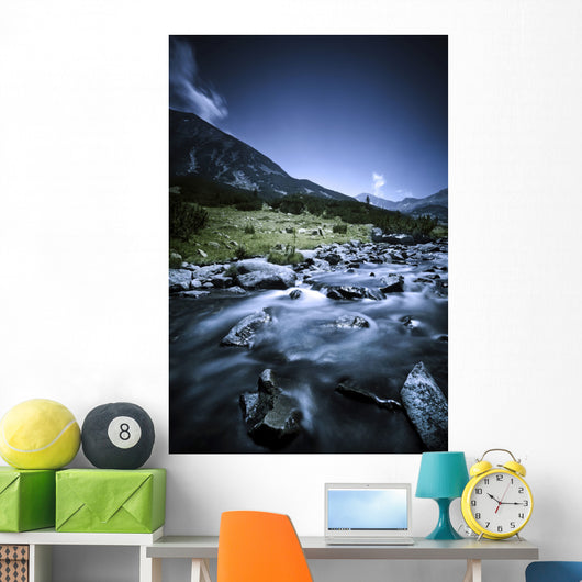 Small River Flowing through Wall Decal Design 2