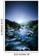 Small River Flowing through Wall Decal Design 1