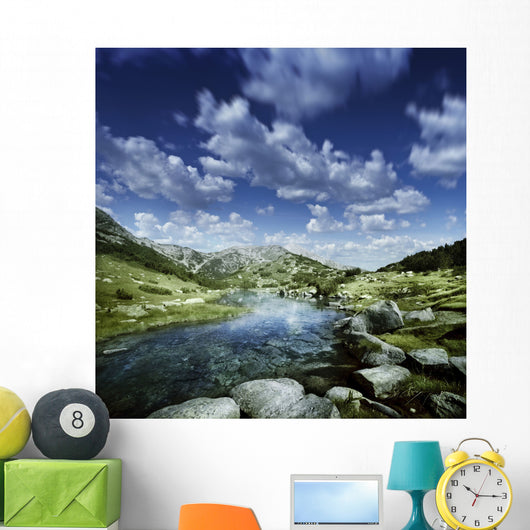 Small Stream Mountains Pirin Wall Decal
