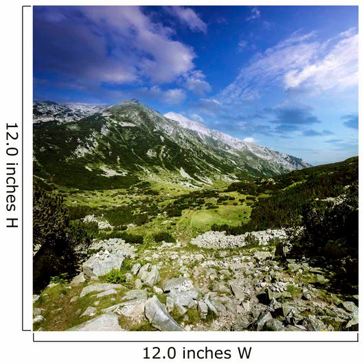 Green Valley through Pirin Wall Decal