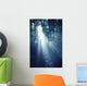 Silhouette Man Standing Misty Wall Decal