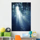 Silhouette Man Standing Misty Wall Decal