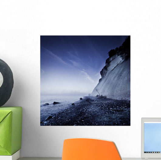 Seaside and Chalk Mountain Wall Decal