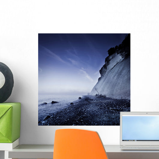 Seaside and Chalk Mountain Wall Decal