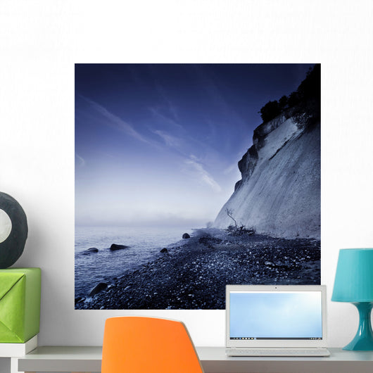 Seaside and Chalk Mountain Wall Decal