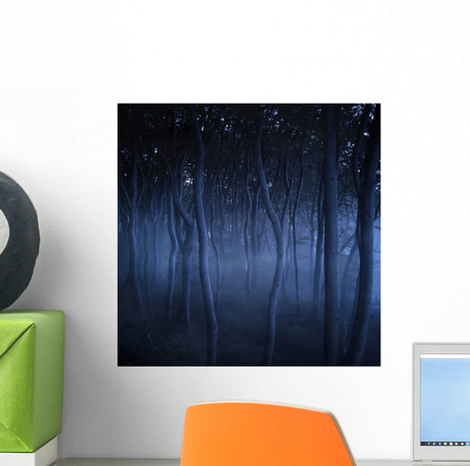 Dark Misty Forest Liselund Wall Decal