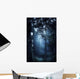 Misty Rays Dark Forest Wall Decal Design 2
