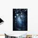Misty Rays Dark Forest Wall Decal Design 2
