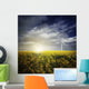 Wind Turbine Canola Field Wall Decal