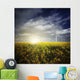 Wind Turbine Canola Field Wall Decal