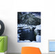 River Flowing through Snowy Wall Decal Design 3