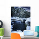 River Flowing through Snowy Wall Decal Design 3