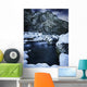 River Flowing through Snowy Wall Decal Design 3