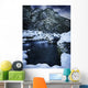 River Flowing through Snowy Wall Decal Design 3