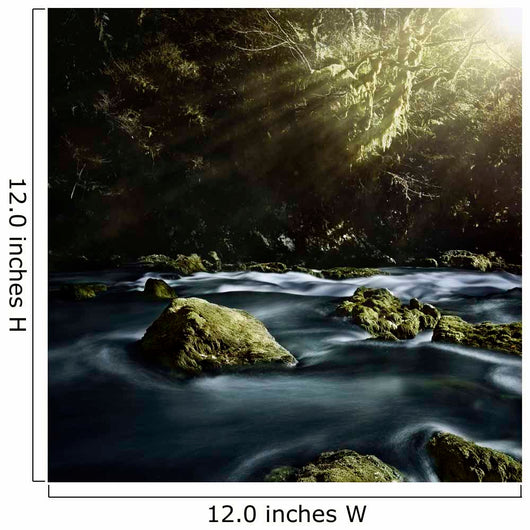 Aged Boulders Covered with Wall Decal Design 5