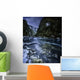 River Flowing through Snowy Wall Decal Design 2