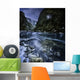 River Flowing through Snowy Wall Decal Design 2