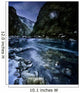 River Flowing through Snowy Wall Decal Design 2