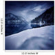 Ritsa Lake Snow Covered Wall Decal Design 4