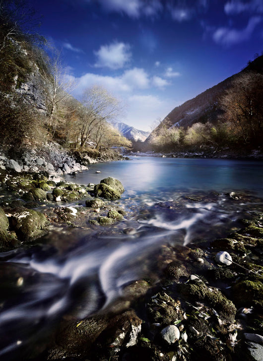 Small Stream Flowing into Wall Decal