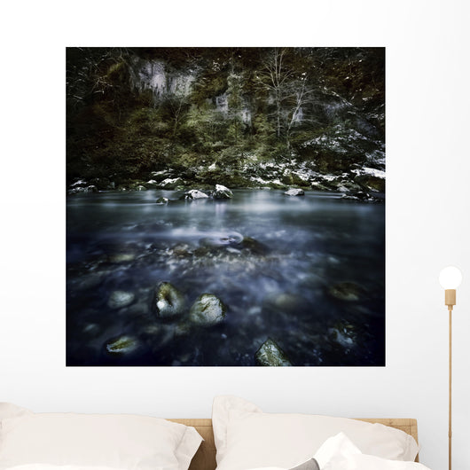 River Forest Ritsa Nature Wall Decal Design 2