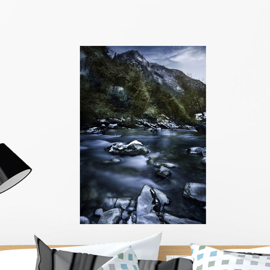 River Forest Ritsa Nature Wall Decal Design 1