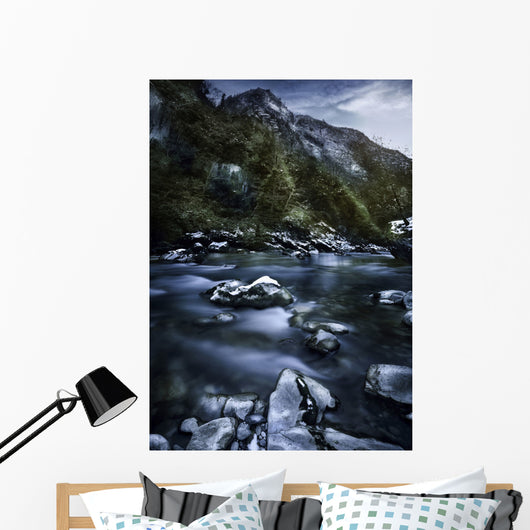 River Forest Ritsa Nature Wall Decal Design 1