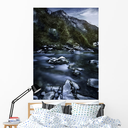 River Forest Ritsa Nature Wall Decal Design 1