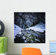 Gegskiy Waterfall Snowy Mountains Wall Decal