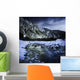 River Flowing through Snowy Wall Decal Design 1