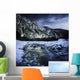 River Flowing through Snowy Wall Decal Design 1