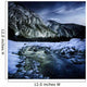 River Flowing through Snowy Wall Decal Design 1