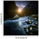 Mountain River Sunset Ritsa Wall Decal